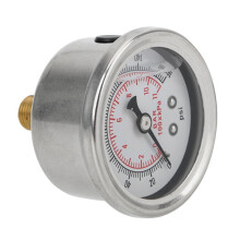 Oil Pressure Gauge Liquid Tester Monitoring System Liquid 0-160 Psi 1/8 NPT Fuel Pressure Gauge Meter