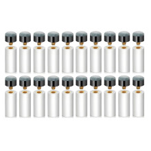 Kit de 20 Embouts de Rechange pour Queues de Billard, Embouts à Visser, Viroles Blanches pour Queues de Snooker et de Billard Américain, 12/13 mm