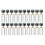 20pack Pool Cue Tips Replacement Kit,Screw  Pool Stick Tips,Billiard White Ferrules for Snooker and Pool Cues,12/13mm 1