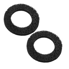 2 Pack 6" Replacement Pad for Hub Cleaning Tool, Hook & Loop Brake Wheel Hub Black Resurfacing & Cleaning Disc