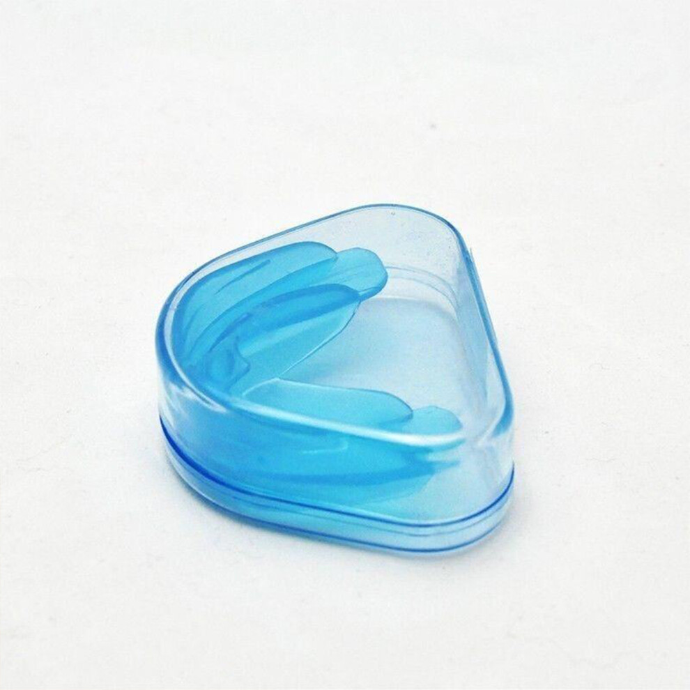 Hue-Grain Blue Clear Fake Braces For Teeth Alignment