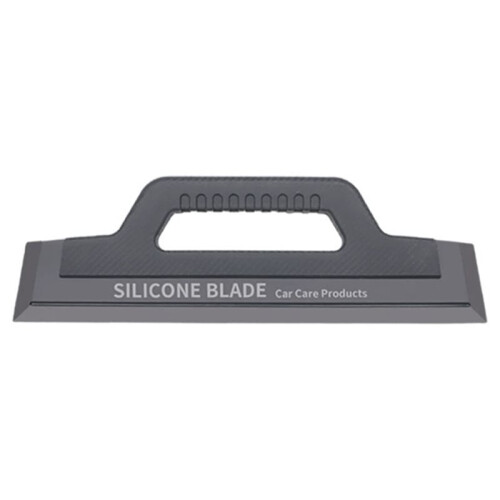 Car Wash Scraper - Carbon Fiber Pattern, Silicone, Paint-Safe, Multi-Functional Water Blade Cleaning Tool
