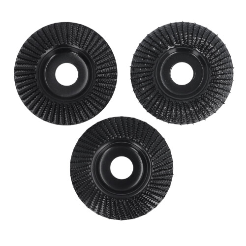 3Pcs Wood Carving Disc Set 100mm Grinder Wheels for Versatile Use 2