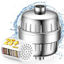 25+ Stage High Output Shower Filter for Shower Heads - Softens Water Filter Removes 99% of Impurities - Improves Skin