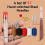 37PCS Sewing Tool Set, Needles Thread Hand Repair Tools, Embroidery Tool Kit, Include 25 Steel Needles, 5 Threads 7