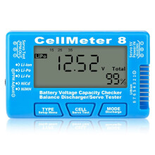 LCD Digital Battery Capacity Checker RC 1-8S Battery Capacity Voltage Test Meter LiPo Li-Lon NiMH Meter