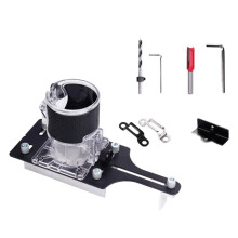 65mm Trimming Machine 2 in 1 Invisibles Fastener Slotted Bracket Kit for Woodworking Furniture DIY Locator Tool Adapter