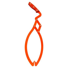 Wood Handle 2 Claw Skidding Tongs Non-Slip Grip, Log Lifting, Handling, Dragging & Carrying Tool (20 in)