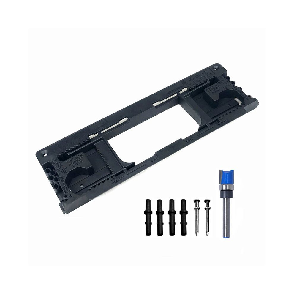 Door Hinge Template Door Hinge Jig Plastic Woodworking Hinge Slotting Locator Slotting Opener Jig For Hinge Installation 6034120154811