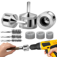 1/2" 3/4" 1" Metalen Koperen Pijpreinigerset met Vervangbare Messen, Buisreinigingsborstel voor Krachtige Reiniging