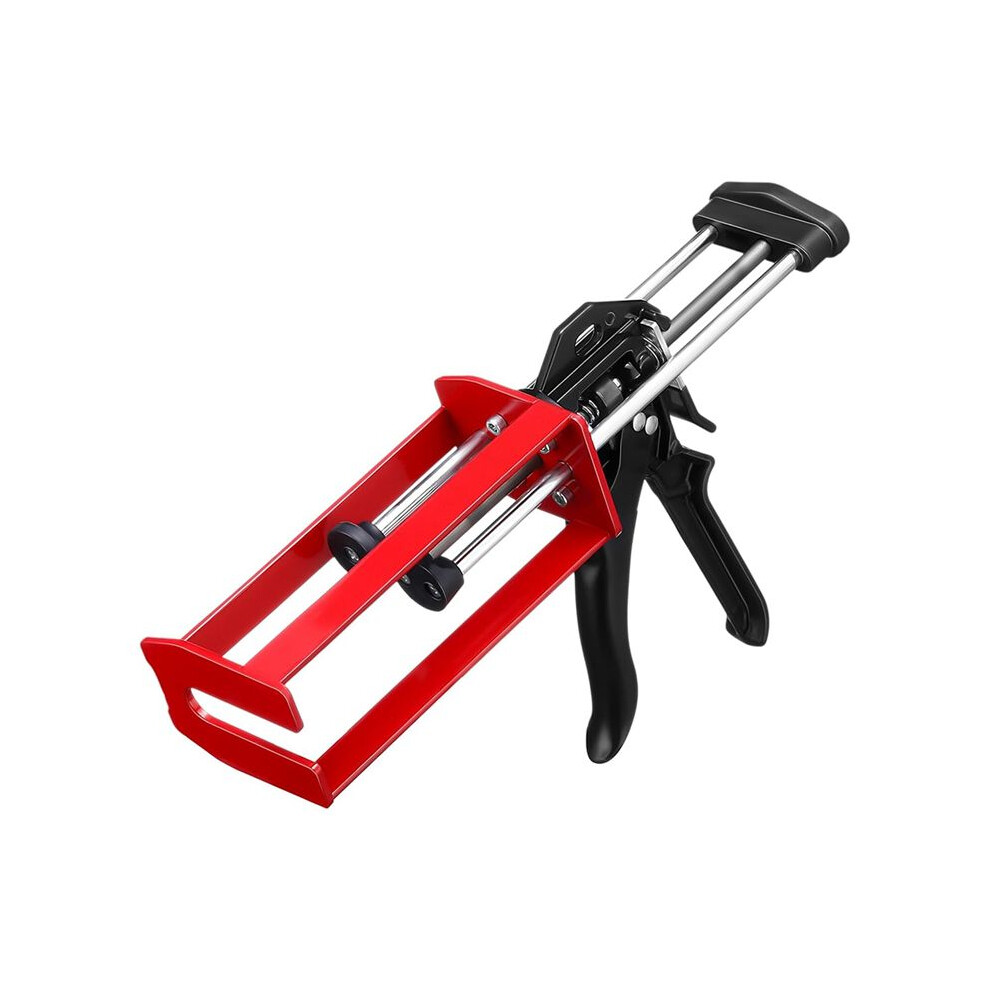Dual Component Epoxy Gun, 200 Ml Manual Double Cartridge Caulking Gun For Adhesives, Mix Ratio 1:1 And 2:1, Red 4711483399005