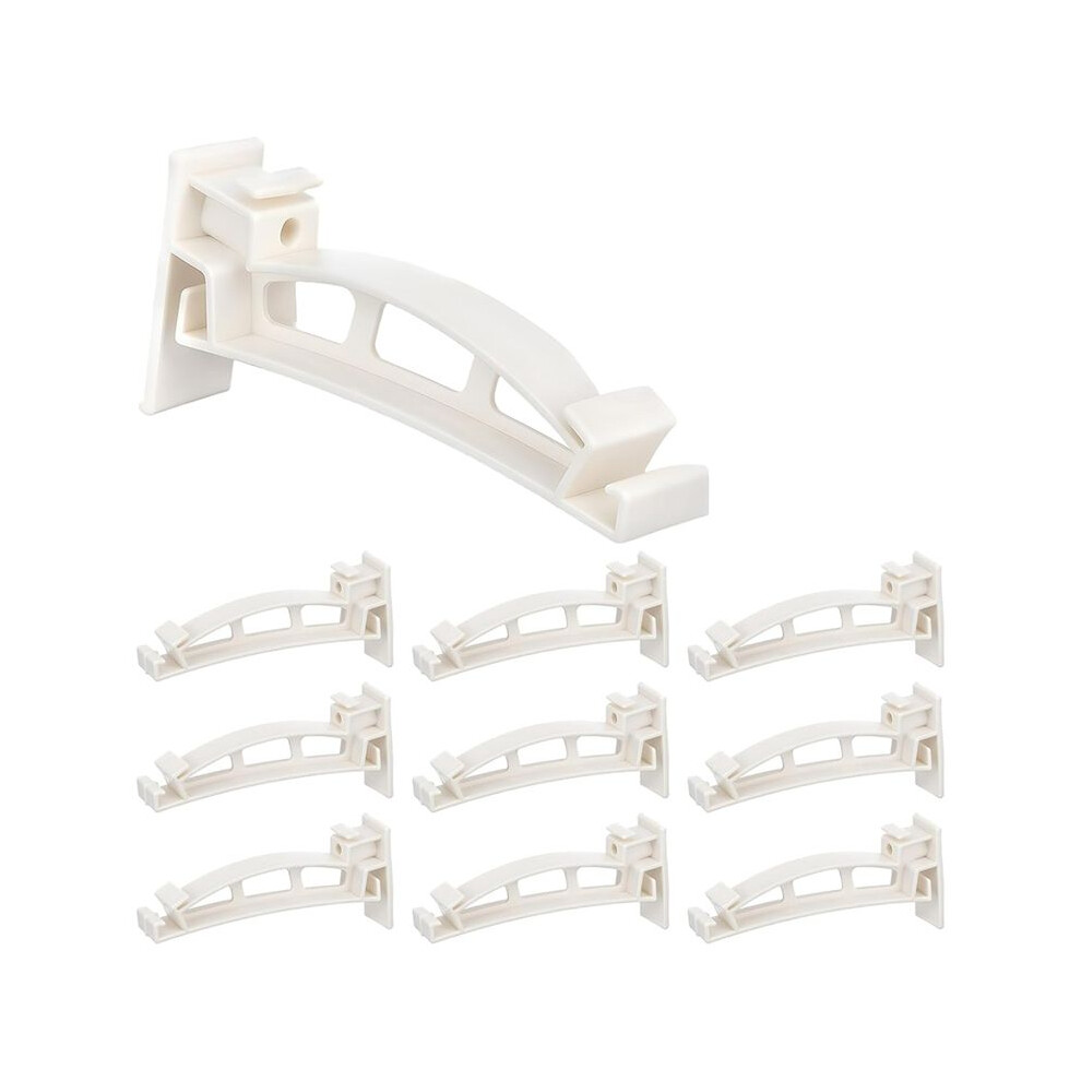 10 Pack 5" Gutter Hangers K-Style Hidden Roof Gutter Support Bracket For Repairing Sagging, Traditional 4714126697025