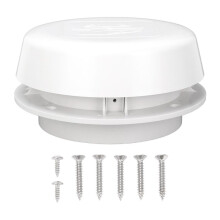 RV Roof Vent Cap 155mm Oxidation Resist Air Exchange Vent with Mesh for Campervan Yacht Mushroom Ventilation Cap