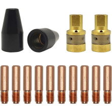 0,9 mm Gasloze Vloeimiddelkernspuittipsset, voor Miller Millermatic 135 140 175, Hobart Handler 120 125 135 140