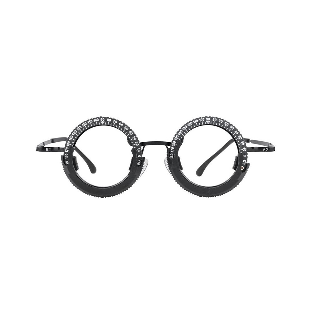 Trial Frame, Glasses Optometry Frame, Stainless Steel Temples, Comfortable and Non-Slip Nose Pads, Insert Frame