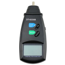 Tacómetro de Contacto/Tacómetro Digital de Línea DT6235B. Tacómetro de Engranajes DT-6235. Medidor de RPM Portátil.