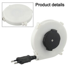 Cable Retráctil Automático de 102 X 18,5 mm para Camping, 220 V, Funda para Enchufe Europeo.