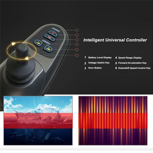 Electric Wheelchair Joystick Controller DC24V 45A with Brake Function 1