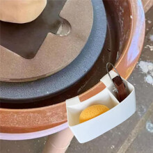 Pottery Wheel Organizer, Pottery Tools Holder, Plastic Storage Shelf with Adjustable Slots