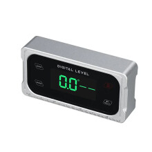 Touch Digital Display Inclinometer Box Double with Magnetic Buzzer Aluminum Alloy  Electronic Ruler Angle