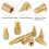 3D Print Accessory Brass Hot Nut Insertion Kit Heat Insert Nut Iron Thread  M2-M8 Tips for 936 T65 T85 Soldering 5