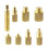 3D Print Accessory Brass Hot Nut Insertion Kit Heat Insert Nut Iron Thread  M2-M8 Tips for 936 T65 T85 Soldering 6
