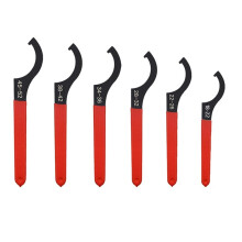 Juego de 6 Llaves de Gancho, Llave Universal Tipo C, Herramienta de Reparación de Automóviles para Ajustar Sistemas de Suspensión.