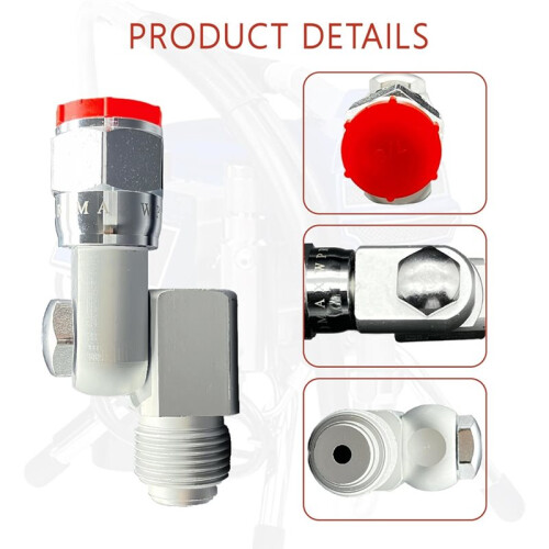 2-Pack Replacement for 235486 Swivel Joint,7/8" Thread 180 Rotation Pivot,Compatible with Sprayers and Extensions 2