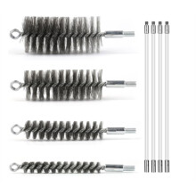 50 in Pipe Cleaning Brush Set with Stainless Steel Bristles, Wire Brush with Flexible Rods,for Auto Parts,Bottles,Tubes.