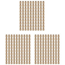 300Pcs M3 Thread Knurled Brass Threaded Heat Set Heat Resistant Insert Embedment Nut for 3D Printer
