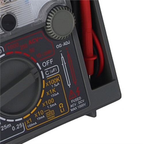 YX-360TRD Analog Multimeter with Integrated Test Probe AC  Voltage Current Pointer Multi Meter Tester 2