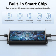 24V 3A 72W Universele Voeding, AC Naar 3V-24V Adapter, Instelbare Voedingsadapter met LED-Spanningsweergave, EU-Stekker