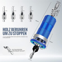 Senkbohrer-Set, Präzisionsbohren, Senkbohrer mit 1/4"-Sechskantschaft, Senkbohrer für Holz
