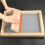 2 Pieces 2 Sizes Screen Printing Squeegee, 75 Durometer Wooden Ink Scraper for Screen Printing, 9.4 and 5.9 Inch 2