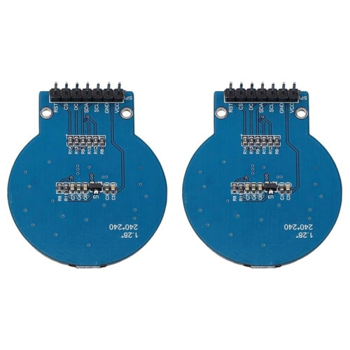 4PCS .28 Inch Circular TFT Display 240x240 Resolution, GC9A01 Driver Chip Compatible, SPI Interface IPS Screen 1