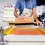 2 Pieces 2 Sizes Screen Printing Squeegee, 75 Durometer Wooden Ink Scraper for Screen Printing, 9.4 and 5.9 Inch 7