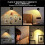 2 Set Wireless LED Spotlight with Remote Control, Timer, and Adjustable Brightness for Indoor Lighting 5