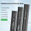 BAOLIAN Regla Recta Multifuncional de Aleación de Aluminio de Alta Precisión, Anticortes, 20 cm 2