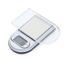 Báscula Digital de Bolsillo de 200 G para Joyería, Recarga de Diamantes, Cocina, Precisión de 0,01 G.