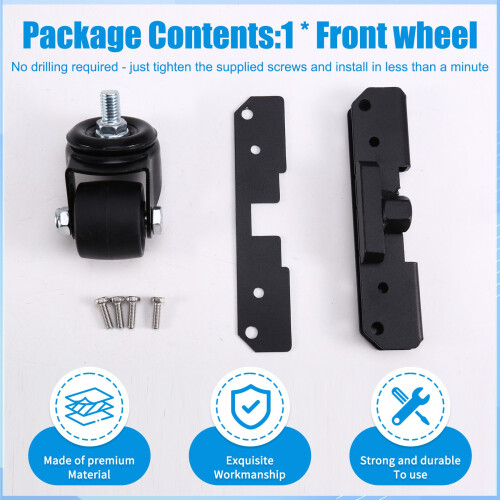 Front Wheels for  Packout Rolling Tool Box Packout Caster Wheels Accessories 1
