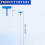 Ceiling Paint Roller No Drip Kit,6FT Extension Pole Included.10 Inch Ceiling Paint Roller with Shield & Adjustable 8