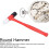 Small Rubber Mallet Hammer, 2PCS Reusable Plastic Hammers Jewelry Making Tools for Model Clock Watch 6