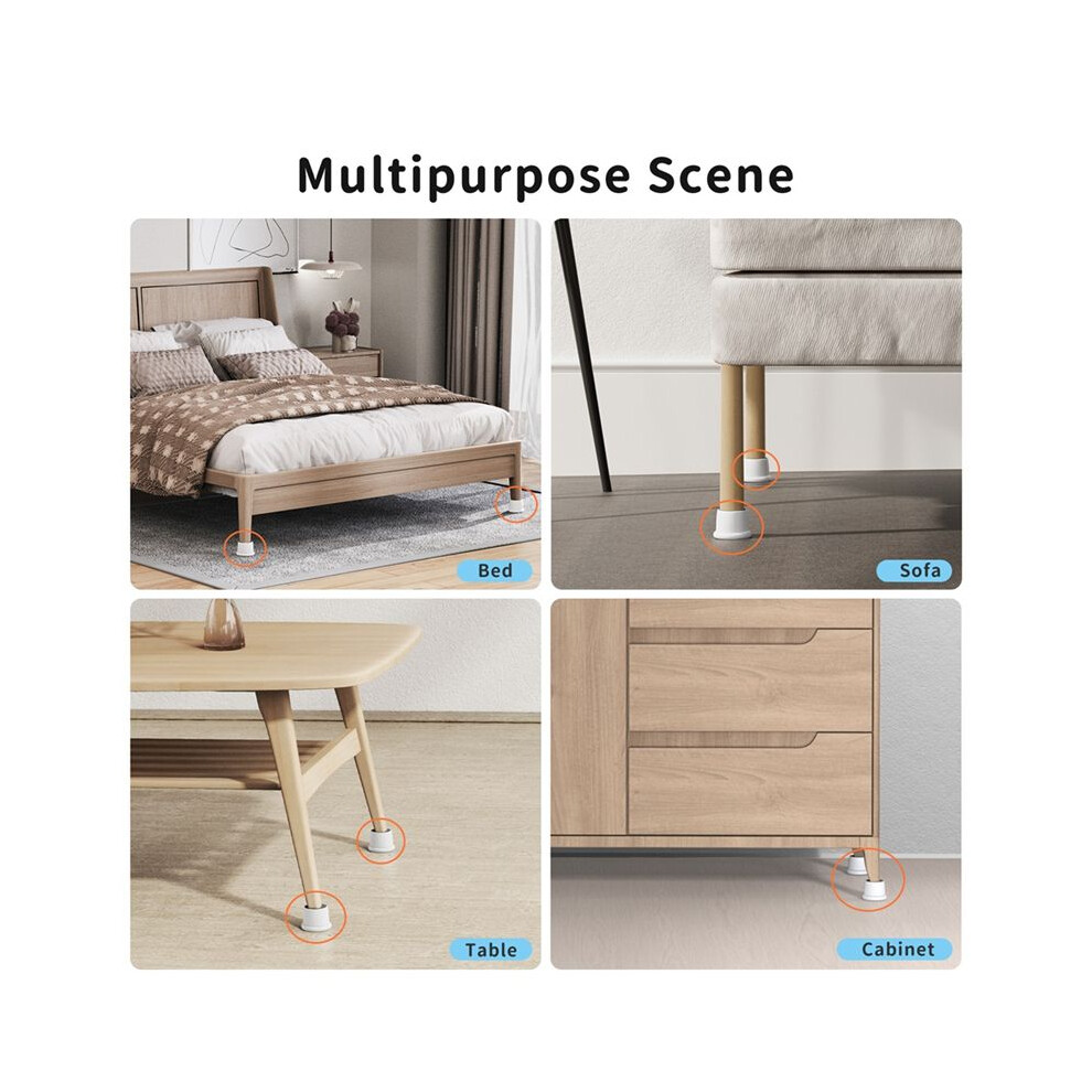 Anti Vibration Pads Home Furniture Feet Mat Universal Bumper Self-Adhesive Slipstop Silent Skid Raiser Mat 4Pc 4711695849893