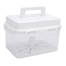 Contenedor para kimchi de 5 L grande rectangular para almacenamiento de alimentos con tapa hermética apto para alimentos