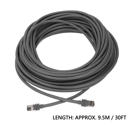 Cable satélite rectangular V3 Gen 3, 9.5m/30ft, Gris 1