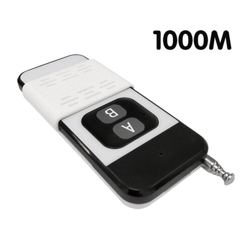 433Mhz Wireless Remote Control 2 Buttons 1000M Transmitter for Light/ Gate /Garage Door/Motor Controller 1