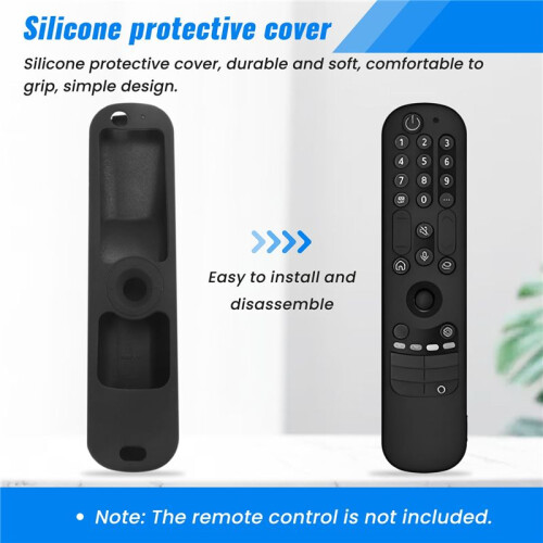 Replacement  Remote Control Case for  AN-MR21GC MR21N/21GA Magic Remote Silicone Shockproof Cover,Black 1