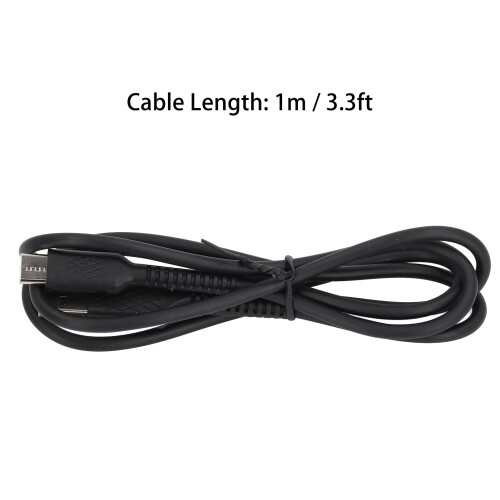 Cable USB-C de 3.3ft para Maj IV/Mon II/Maj III/Emb Black 1