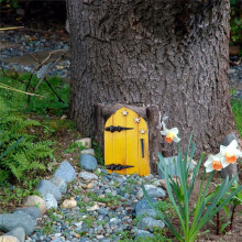 Fairy Doors for Trees Outdoor & Tree Trunk, Fairy Doors for Kids Room Decor, Miniature Door Fairy House Door