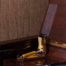 Alloy Piano Lid Slow Closing Lowering Device Hydraulic Lid Reducer Piano Accessories,Black